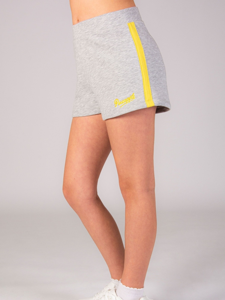 Pineapple Grey Girls Panel Sweat Shorts - Image 1 of 6 Pineapple Grey Girls Panel Sweat Shorts - Image 1 of 6