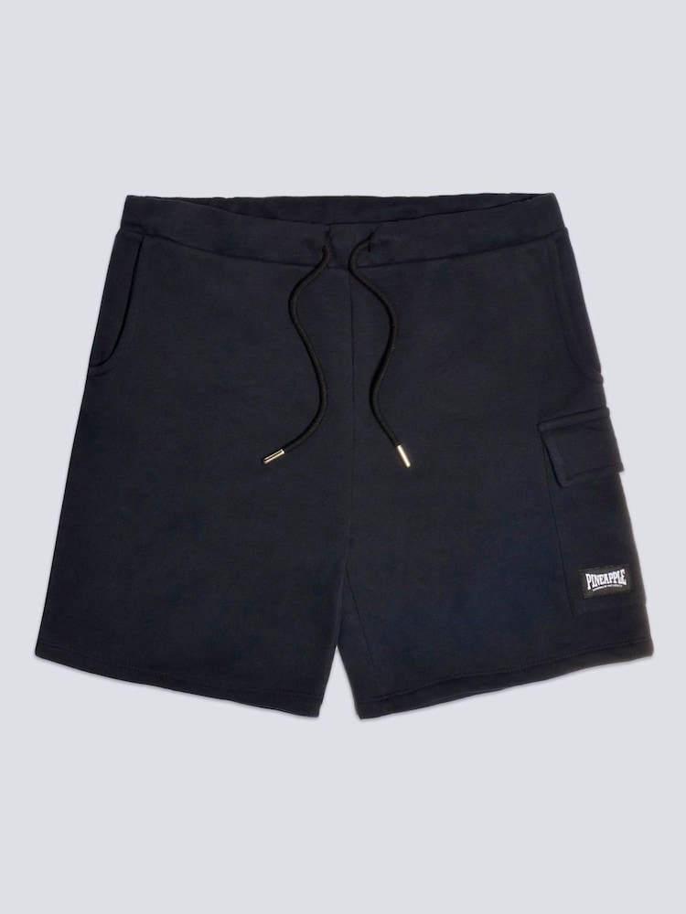 Pineapple Black Cargo Womens Shorts - Image 5 of 5