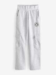 Pineapple Grey Wide Leg Girls Cargo Joggers - Image 6 of 7