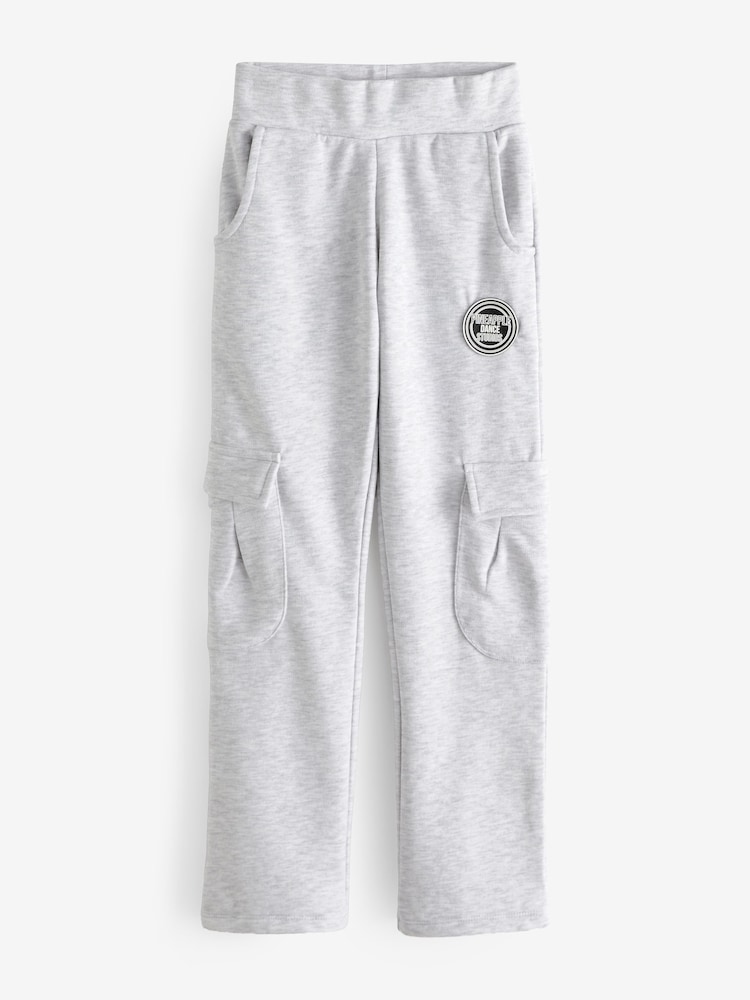 Pineapple Grey Wide Leg Girls Cargo Joggers - Image 6 of 7