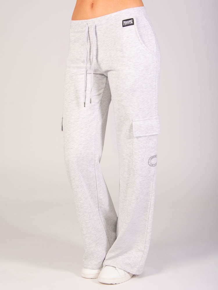 Grijs - Cargojoggingbroek met wijde pijpen voor dames - Image 4 of 7
