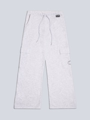 Pineapple Grey Womens Cargo Wide Leg Joggers - Image 8 of 8