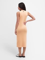 Barbour® International Orange Hadfield Midi Dress - Image 2 of 7