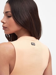 Barbour® International Orange Hadfield Midi Dress - Image 6 of 7