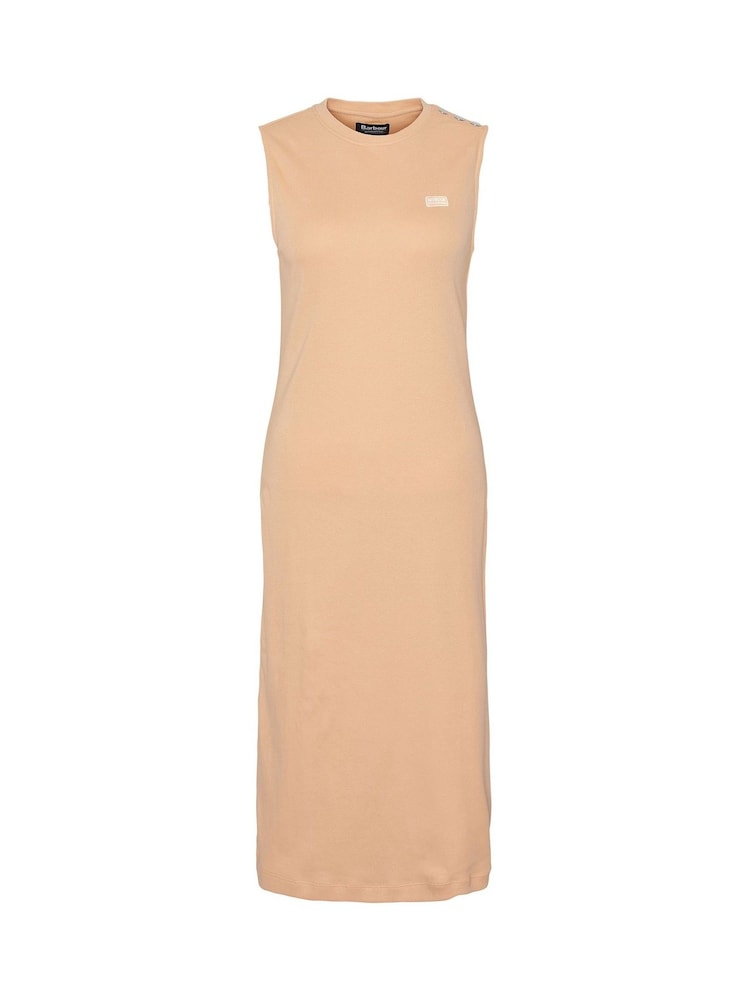 Barbour® International Orange Hadfield Midi Dress - Image 7 of 7