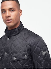 Barbour® International Tourer Ariel Quilted Black Jacket - Image 6 of 9