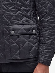 Barbour® International Tourer Ariel Quilted Black Jacket - Image 7 of 9