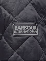 Barbour® International Tourer Ariel Quilted Black Jacket - Image 9 of 9
