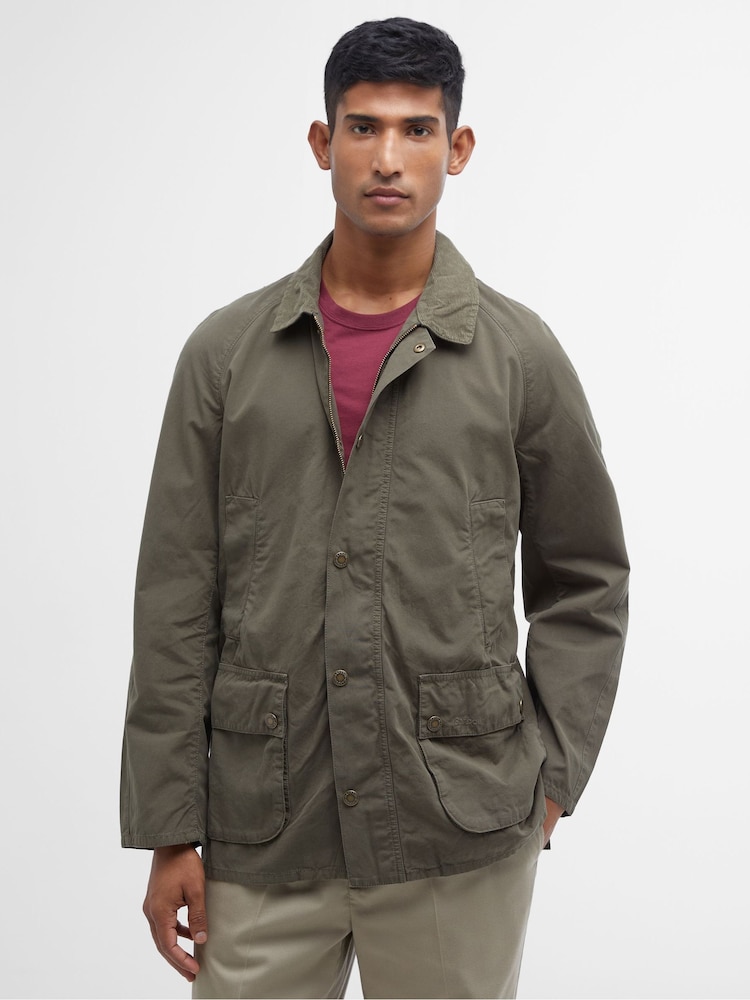 Barbour® Green 100% Cotton Ashby Casual Jacket - Image 1 of 5