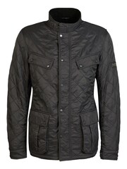 Barbour® International Grey Tourer Ariel Polar Quilted Jacket - Image 5 of 6