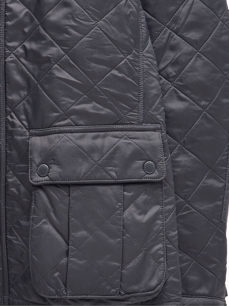 Barbour® International Grey Tourer Ariel Polar Quilted Jacket - Image 6 of 6