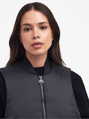 Barbour® International Black Leeming Gilet - Image 4 of 7