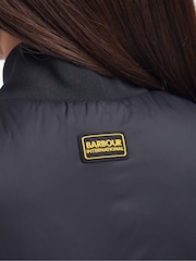 Barbour® International Black Leeming Gilet - Image 6 of 7