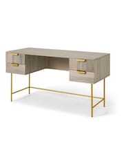 MADE.COM Grey Haines Storage Desk - Image 3 of 5