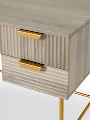 MADE.COM Grey Haines Storage Desk - Image 4 of 5