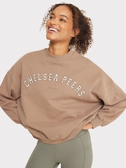 Chelsea Peers Brown Organic Cotton Logo Sweatshirt - Image 2 of 5