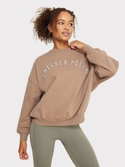 Chelsea Peers Brown Organic Cotton Logo Sweatshirt - Image 3 of 5