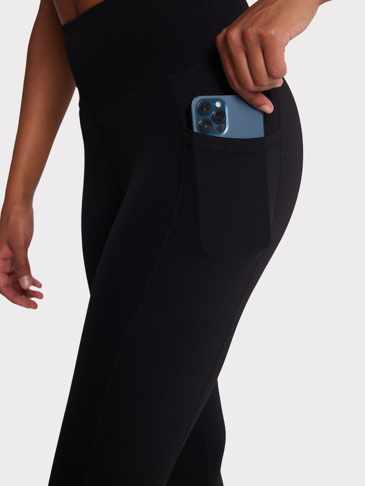 Chelsea Peers Black Soft Stretch High-Rise Leggings - Image 2 of 5