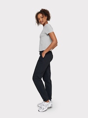 Chelsea Peers Black Organic Cotton Cuffed Joggers - Image 4 of 5