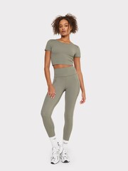 Chelsea Peers Green Soft Stretch High-Rise Leggings - Image 3 of 5