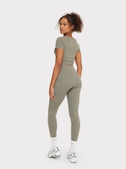 Chelsea Peers Green Soft Stretch High-Rise Leggings - Image 5 of 5