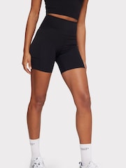 Chelsea Peers Black Soft Stretch High-Rise Cycling Shorts - Image 6 of 7