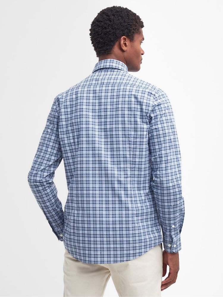 Barbour® Blue Lomond Tailored Shirt - Image 2 of 6