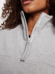 Chelsea Peers Grey Organic Cotton Cropped Sweatshirt - Image 3 of 5