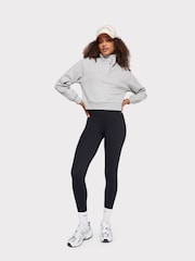 Chelsea Peers Grey Organic Cotton Cropped Sweatshirt - Image 4 of 5