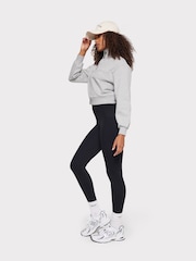 Chelsea Peers Grey Organic Cotton Cropped Sweatshirt - Image 5 of 5