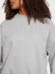 Chelsea Peers Grey Organic Cotton Logo Sweatshirt - Image 3 of 5