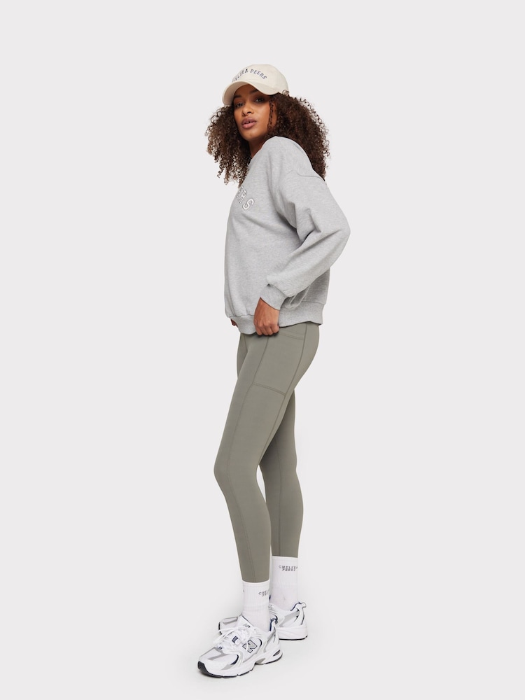 Chelsea Peers Grey Organic Cotton Logo Sweatshirt - Image 5 of 5