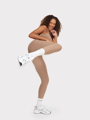 Chelsea Peers Brown Soft Stretch High-Rise Leggings - Image 2 of 5