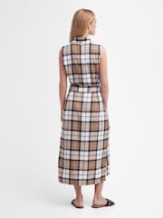 Barbour® Natural Caroline Checked Midi Shirt Dress - Image 2 of 7