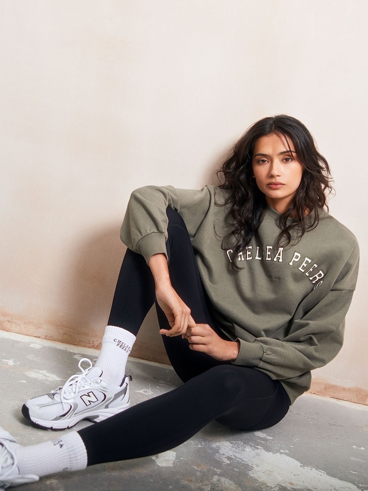Chelsea Peers Green Organic Cotton Logo Sweatshirt - Image 1 of 5