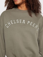 Chelsea Peers Green Organic Cotton Logo Sweatshirt - Image 4 of 5