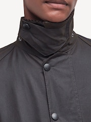 Barbour® Black 100% Cotton Classic Beaufort Wax Jacket - Image 4 of 9