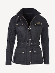 Barbour® Black 100% Cotton Classic Beaufort Wax Jacket - Image 6 of 9