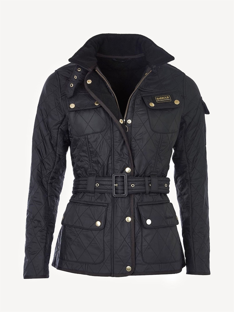 Barbour® Black 100% Cotton Classic Beaufort Wax Jacket - Image 6 of 9