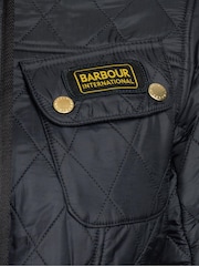 Barbour® Black 100% Cotton Classic Beaufort Wax Jacket - Image 7 of 9