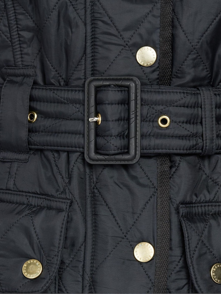 Barbour® Black 100% Cotton Classic Beaufort Wax Jacket - Image 8 of 9