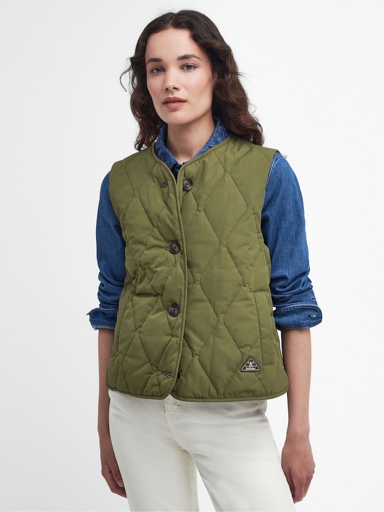 Barbour® Green Kelley Gilet - Image 1 of 6
