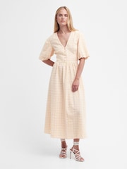 Barbour® Cream 100% Cotton Belmont Maxi Dress - Image 1 of 7