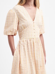 Barbour® Cream 100% Cotton Belmont Maxi Dress - Image 4 of 7