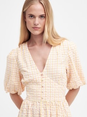 Barbour® Cream 100% Cotton Belmont Maxi Dress - Image 5 of 7