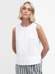 Barbour® White Bathgate Top - Image 1 of 7