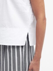 Barbour® White Bathgate Top - Image 6 of 7