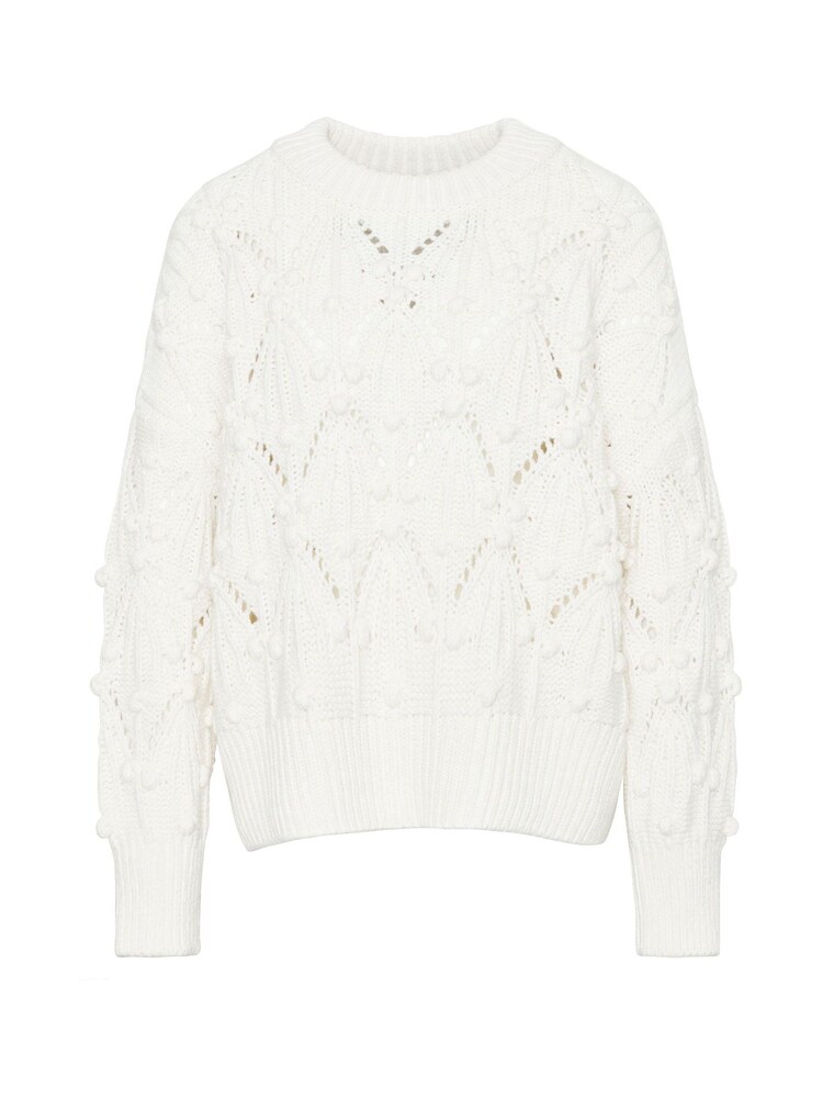 Barbour® White Glamis Knitted Jumper - Image 6 of 6