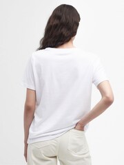 Barbour® White 100% Cotton Honeywell Dog Graphic Print T-Shirt - Image 2 of 5