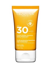 Clarins Youth-Protecting Sun Cream High Protection SPF 30 50ml - Image 1 of 5